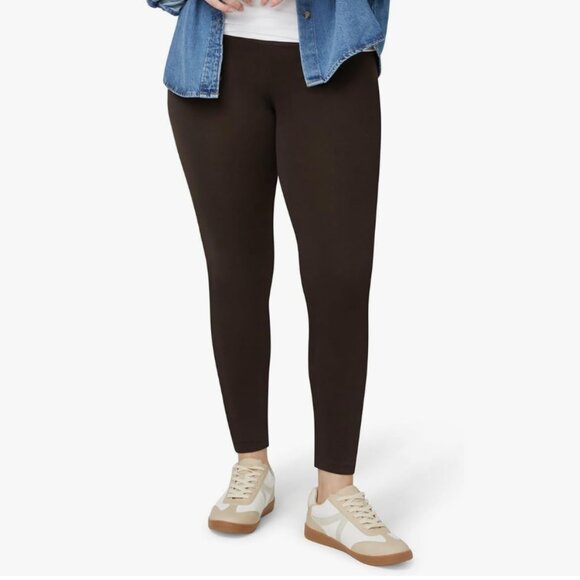 Like new - No Nonsense Women's Cotton Leggings x3 - black, brown, white - XL! - Picture 1 of 6